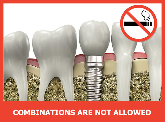 risks of smoking and dental implants