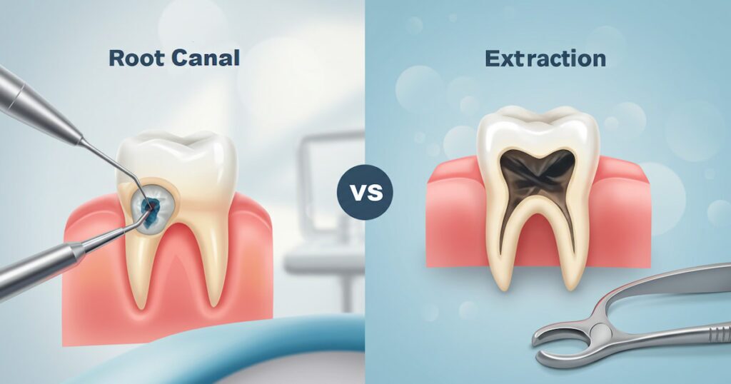 root canal or tooth extraction treatment in Wayland & Watertown, MA