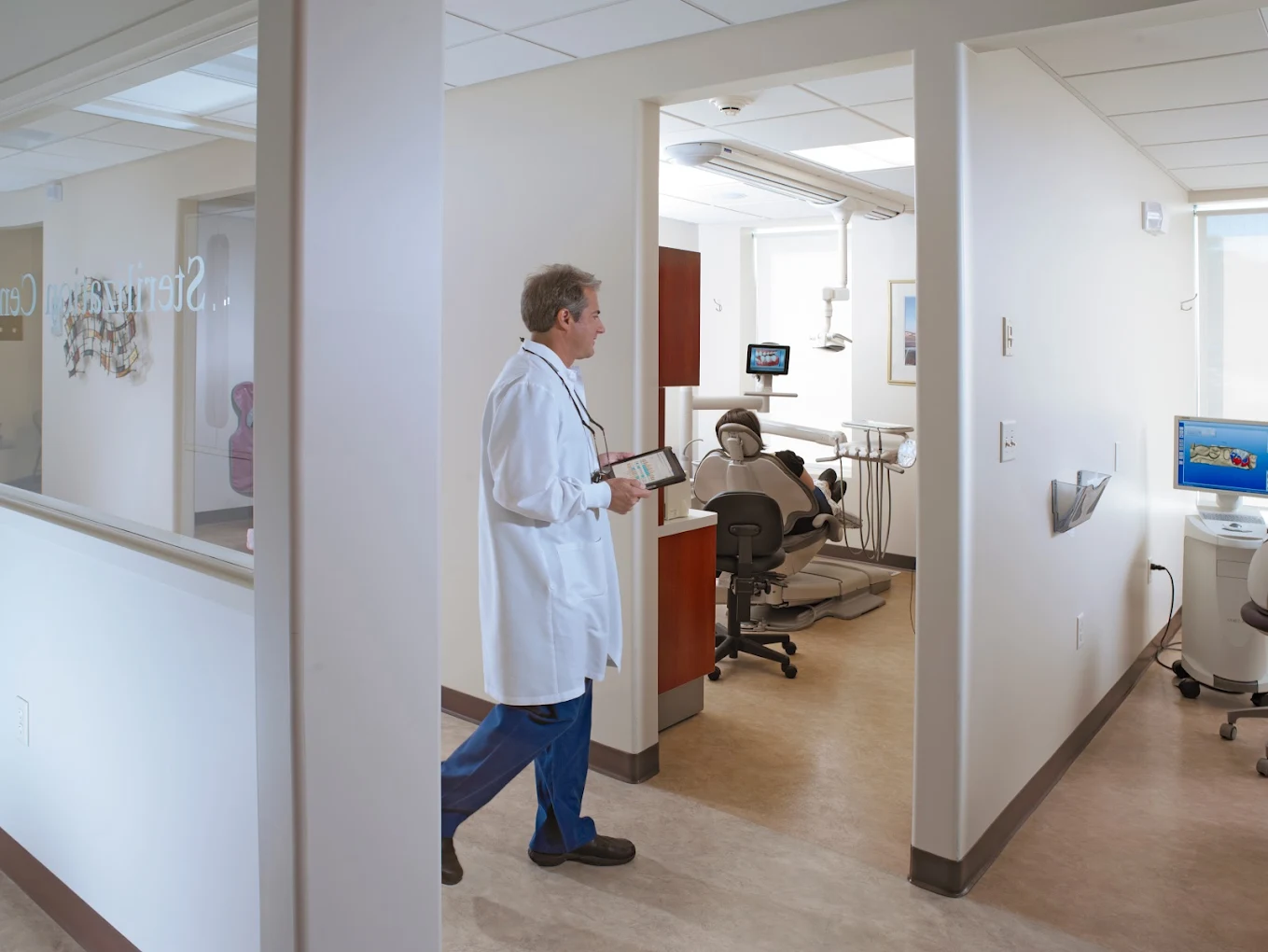 Patient care area with advanced dental equipment at D'Amico Dental Care Watertown